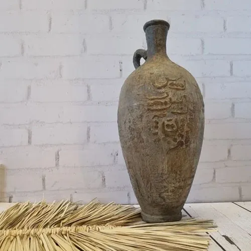 گلدان سفال مدل الفبا