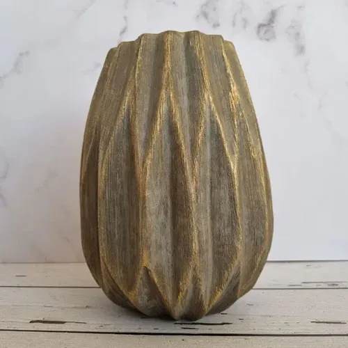 گلدان پلی استر مدل لوزی