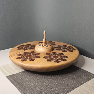 شکلات خوری چوب گردو مدل ترمه