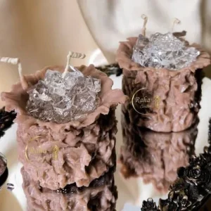 ست شمع اسپیرال کریستال 330E1312