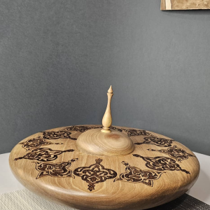 شکلات خوری چوب گردو مدل سرو