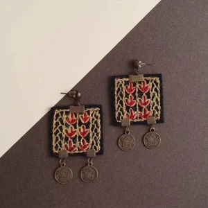 گوشواره پارچه ایی مدل آرزو
