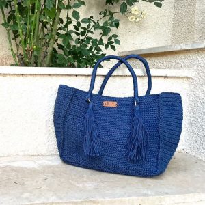 کیف رافیا مدل لاجورد