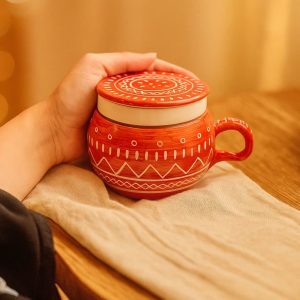ماگ دمنوش سرامیکی مدل یلدا