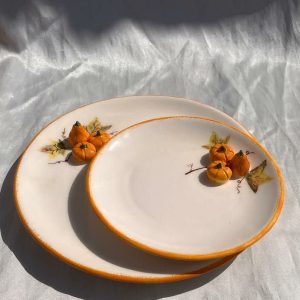 بشقاب سرامیکی مدل کدو