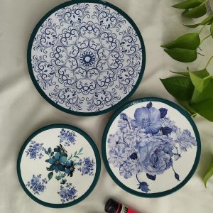 ست دیوارکوب سفالی مدل آبی