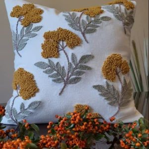 کوسن پانچ دوزی مدل پاییز