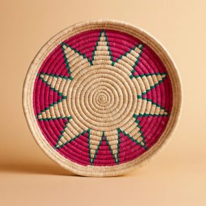 سینی حصیری مدل خورشیدی